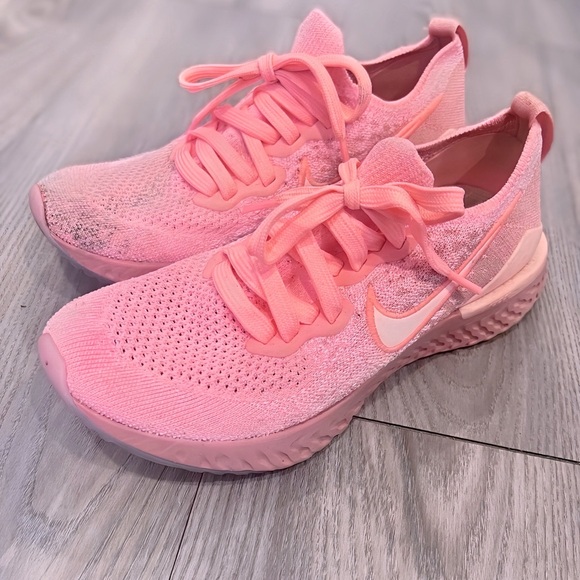 Women’s Nike Epic React Flyknit 2 Rust Pink | Size: 6.5 - Picture 4 of 7